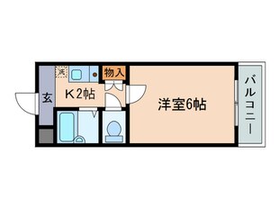 エリ－トＮＡＫＡＮＯⅡの物件間取画像